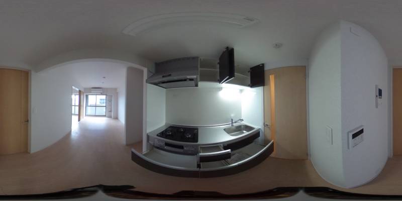 パノラマ画像キッチン