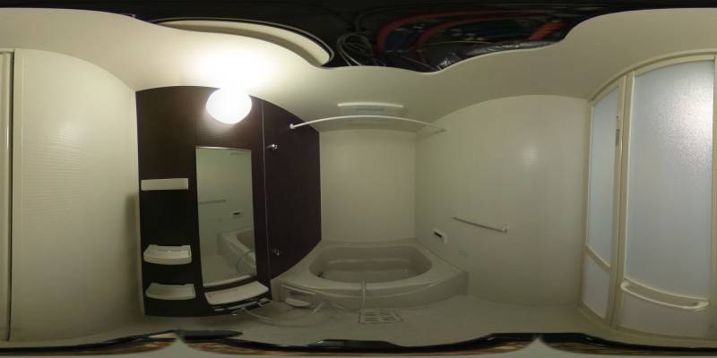 パノラマ画像バスルーム