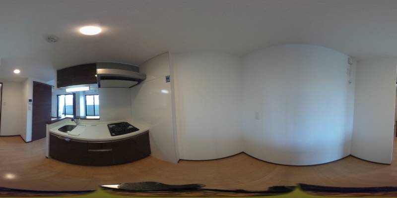 パノラマ画像キッチン