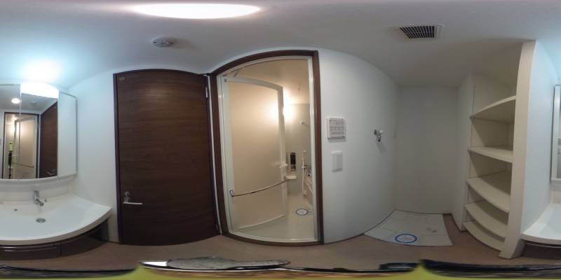 パノラマ画像洗面所