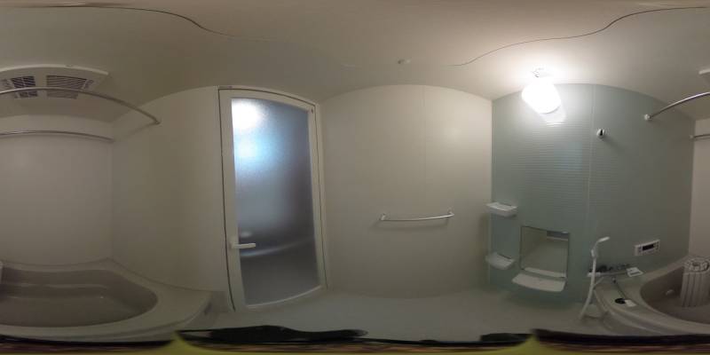 パノラマ画像バスルーム