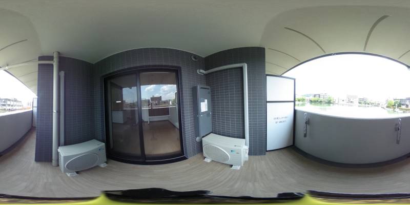 パノラマ画像バルコニー