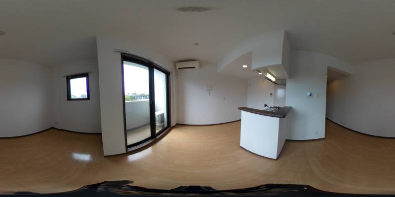 パノラマ画像リビング