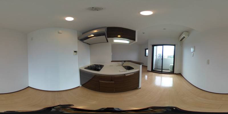 パノラマ画像キッチン