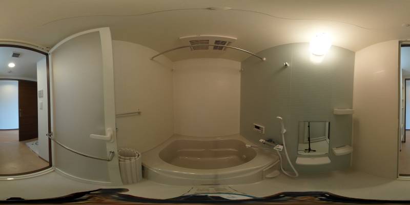 パノラマ画像バスルーム