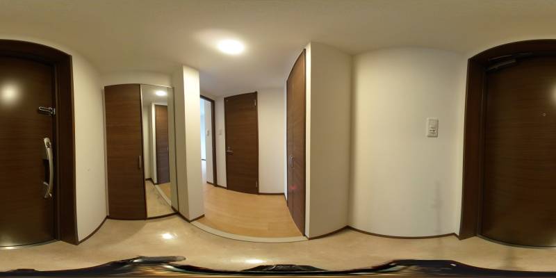 パノラマ画像玄関