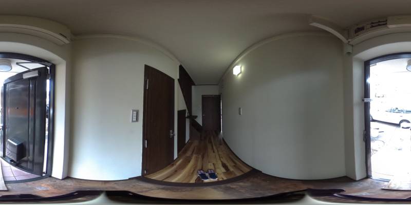 パノラマ画像玄関