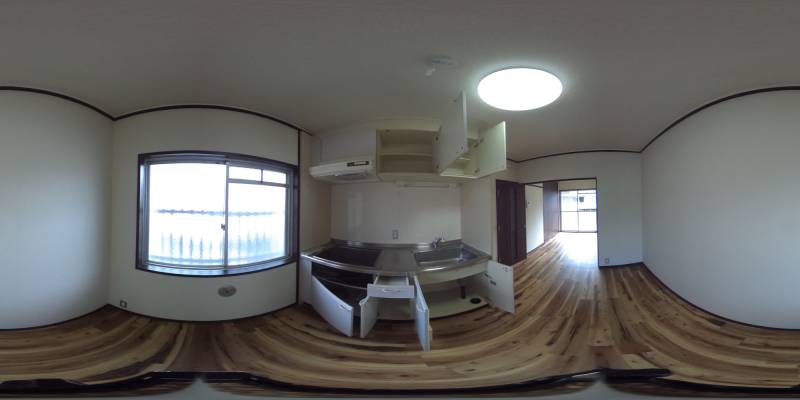 パノラマ画像キッチン