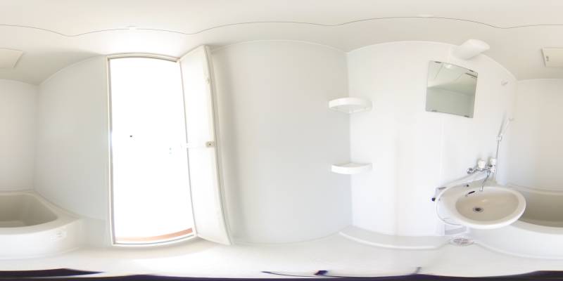 パノラマ画像バスルーム