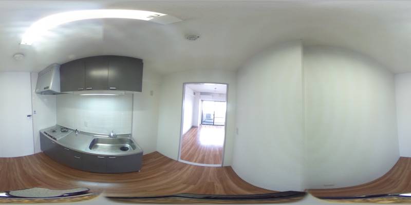 パノラマ画像キッチン