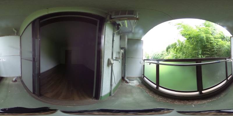 パノラマ画像バルコニー