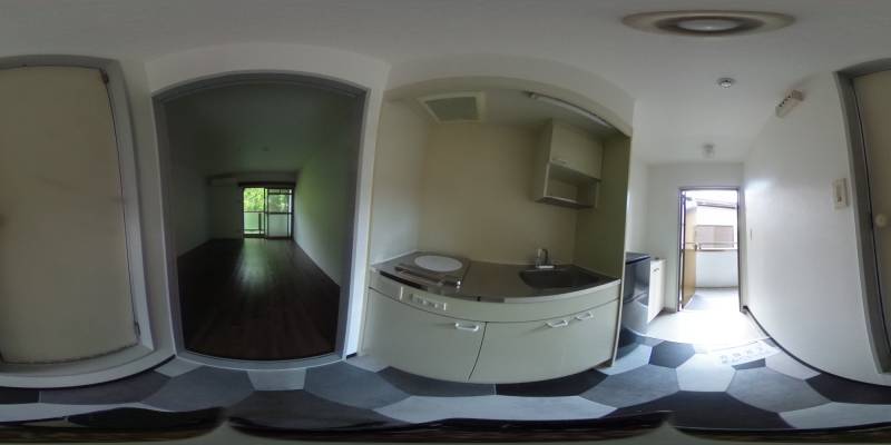 パノラマ画像キッチン