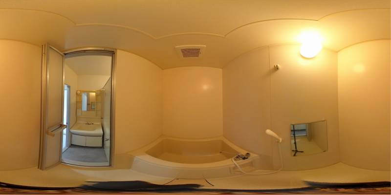 パノラマ画像バスルーム