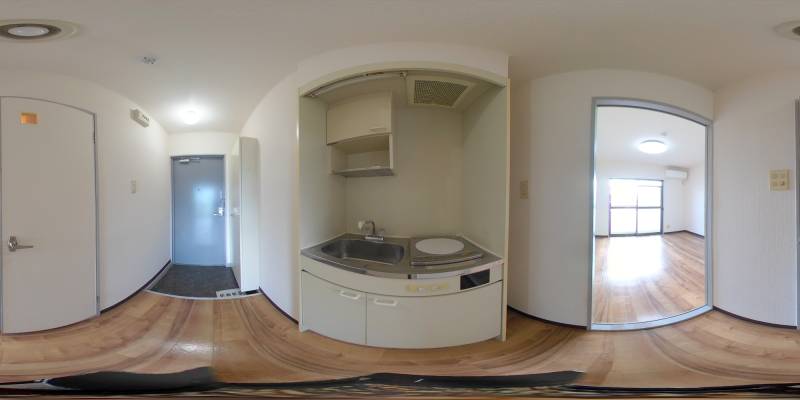 パノラマ画像キッチン