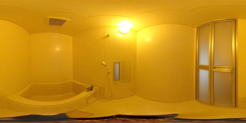 パノラマ画像バスルーム