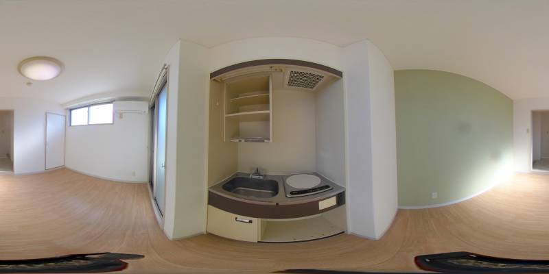 パノラマ画像キッチン