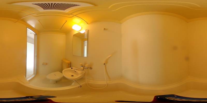 パノラマ画像バスルーム