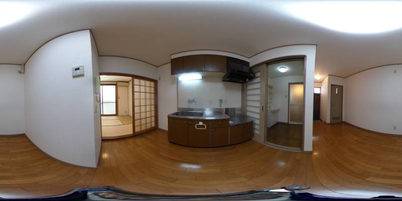 パノラマ画像キッチン