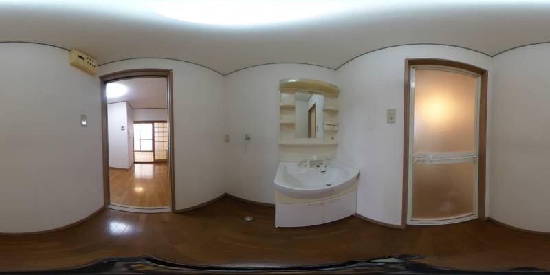 パノラマ画像洗面所