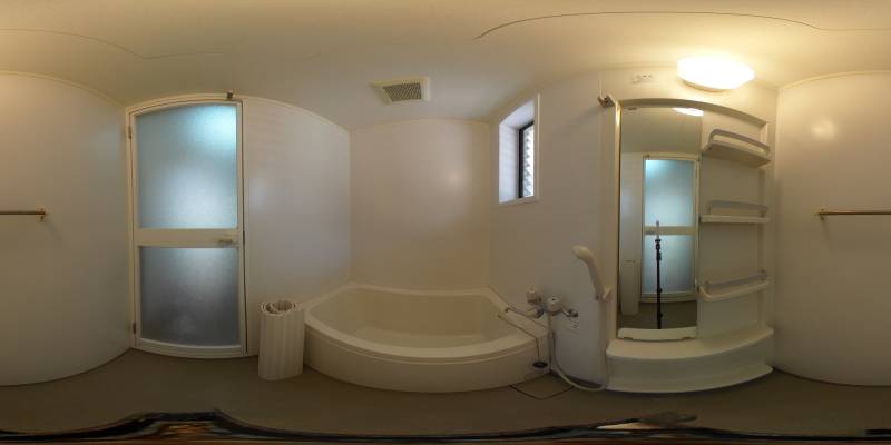 パノラマ画像バスルーム