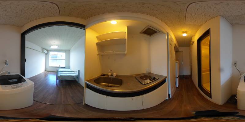 パノラマ画像キッチン