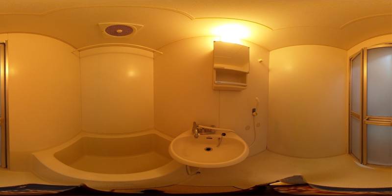 パノラマ画像バスルーム