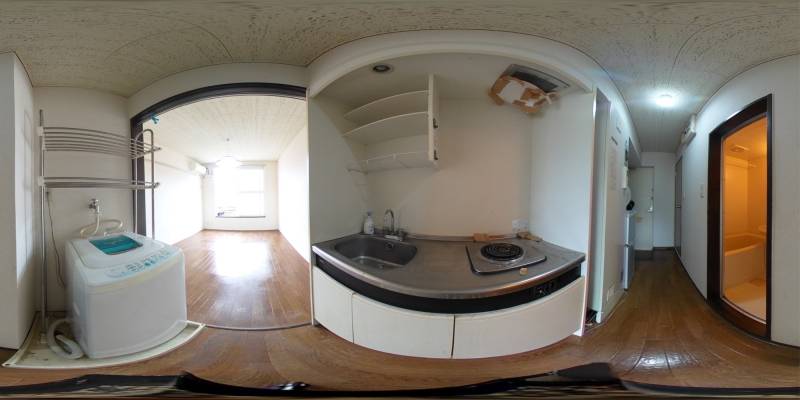 パノラマ画像キッチン