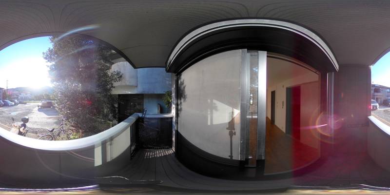 パノラマ画像バルコニー