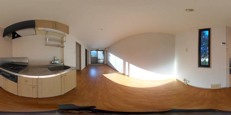 パノラマ画像キッチン