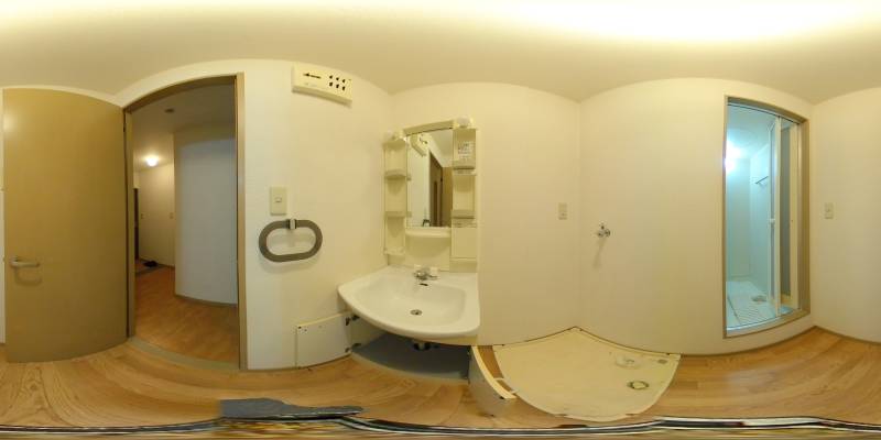 パノラマ画像洗面所