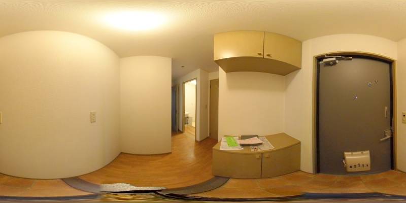 パノラマ画像玄関