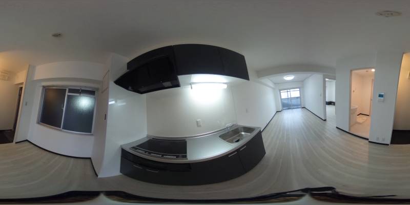 パノラマ画像キッチン