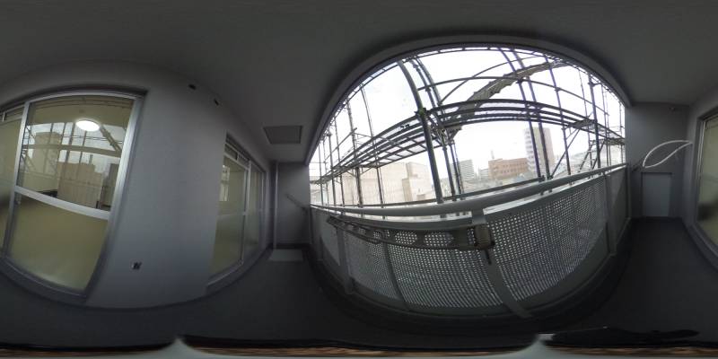 パノラマ画像バルコニー