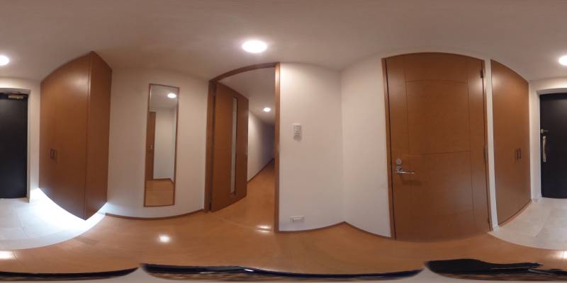 パノラマ画像玄関