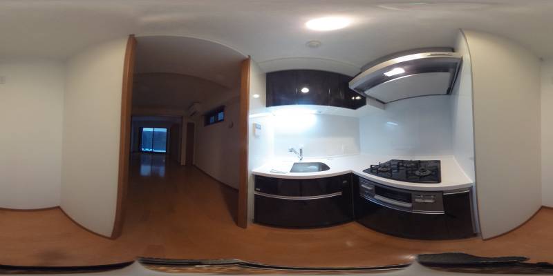 パノラマ画像キッチン