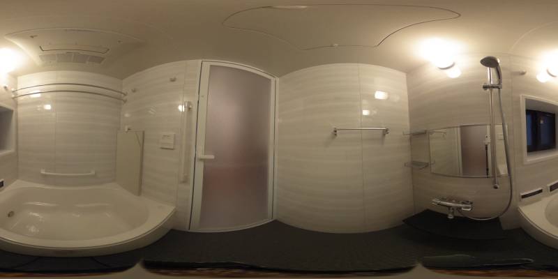 パノラマ画像バスルーム