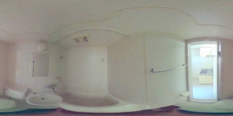 パノラマ画像バスルーム