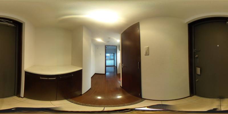 パノラマ画像玄関