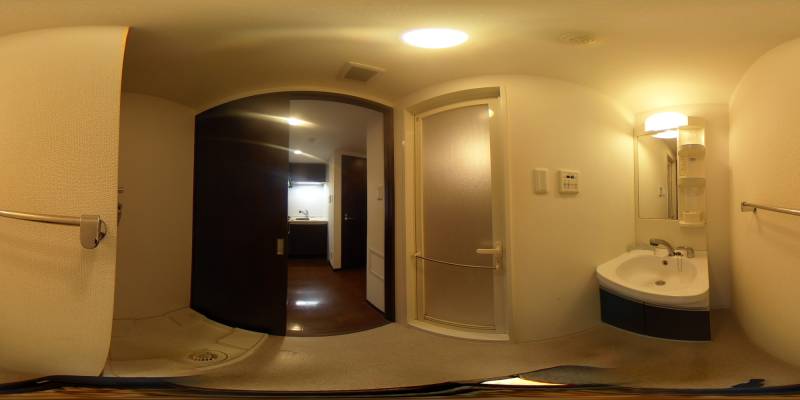 パノラマ画像洗面所