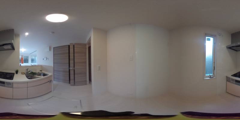 パノラマ画像キッチン