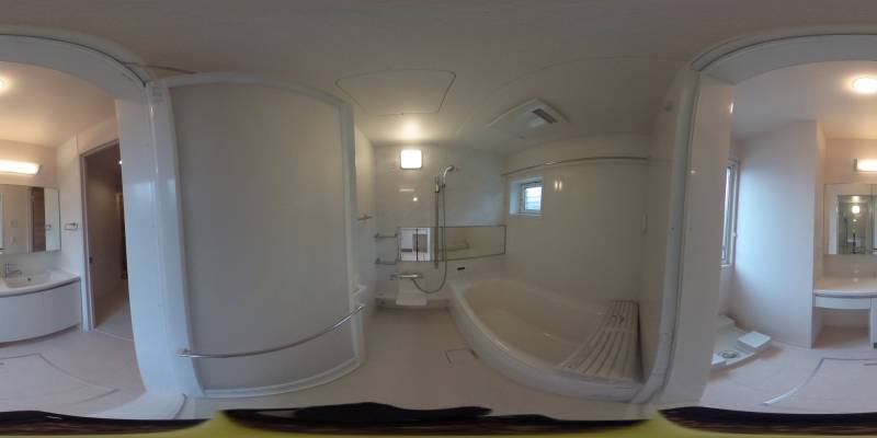 パノラマ画像バスルーム