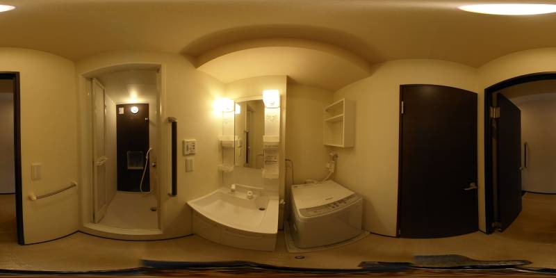 パノラマ画像洗面所