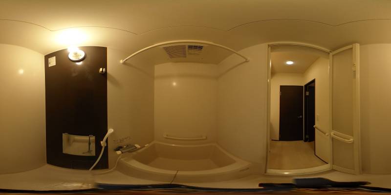 パノラマ画像バスルーム