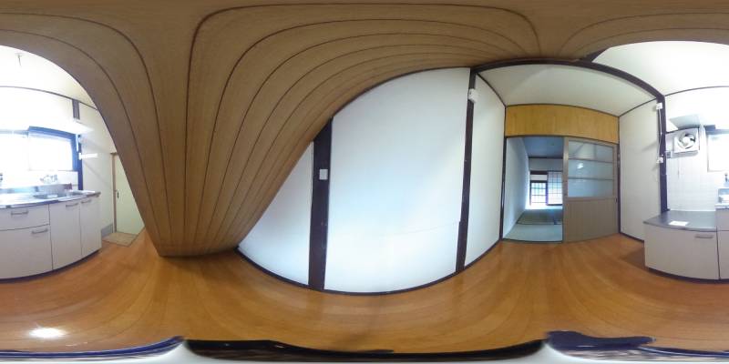 パノラマ画像キッチン