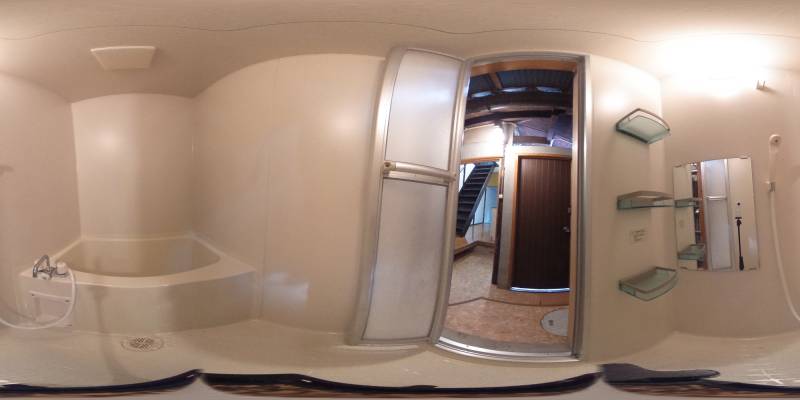 パノラマ画像バスルーム