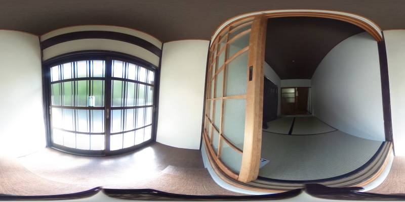 パノラマ画像玄関