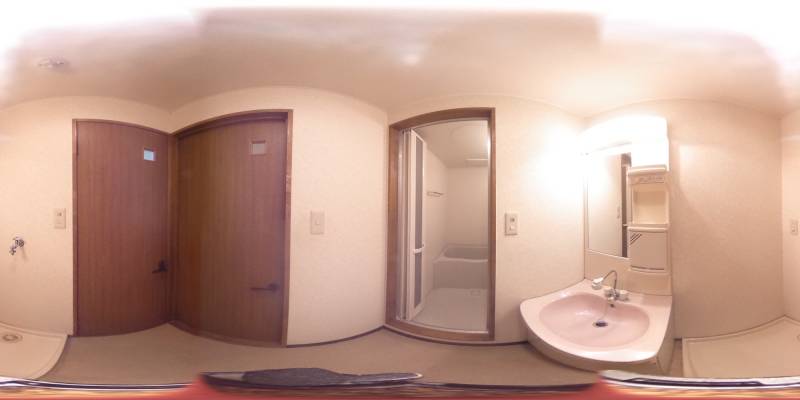 パノラマ画像洗面所