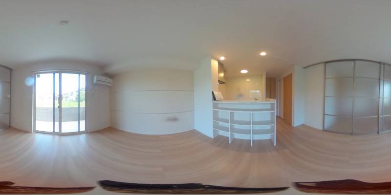 パノラマ画像リビング