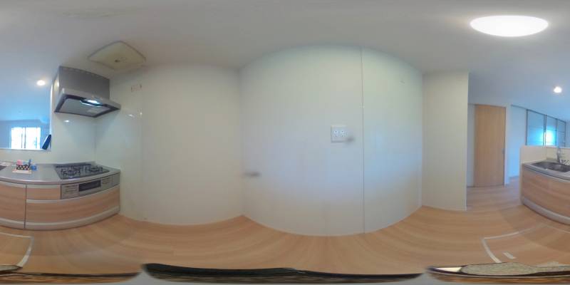 パノラマ画像キッチン