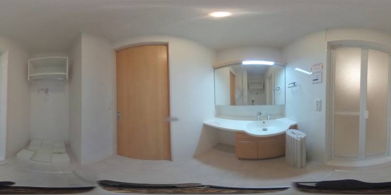 パノラマ画像洗面所